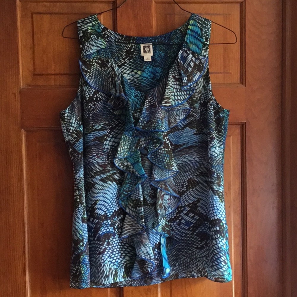 Anne Klein sleeveless tunic